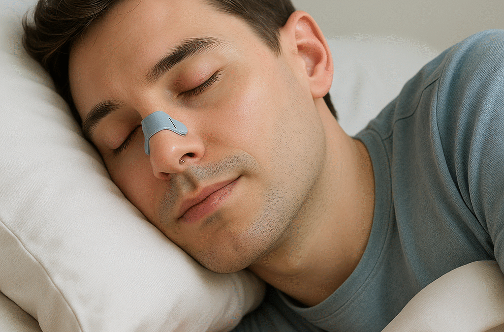 Alívio Natural para Ressonar e Congestão Nasal com as Tiras Nasais Magnéticas