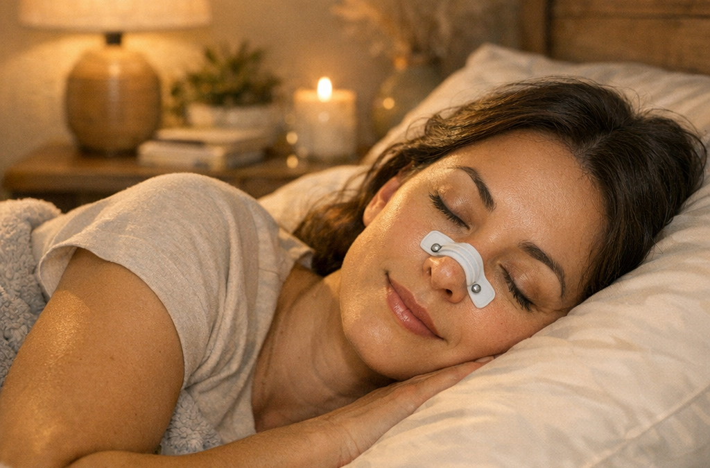 Como reduzir o ressonar naturalmente com tiras nasais magnéticas e outras soluções práticas