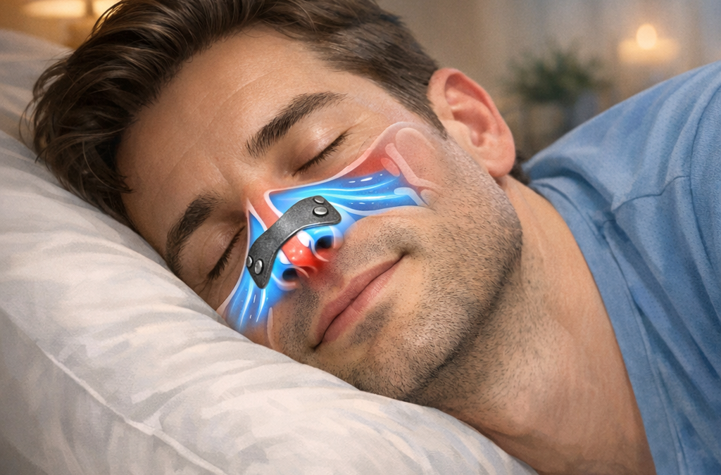 Como Reduzir o Ressonar e Melhorar a Respiração Nasal Naturalmente com Tiras Nasais Magnéticas (2026)