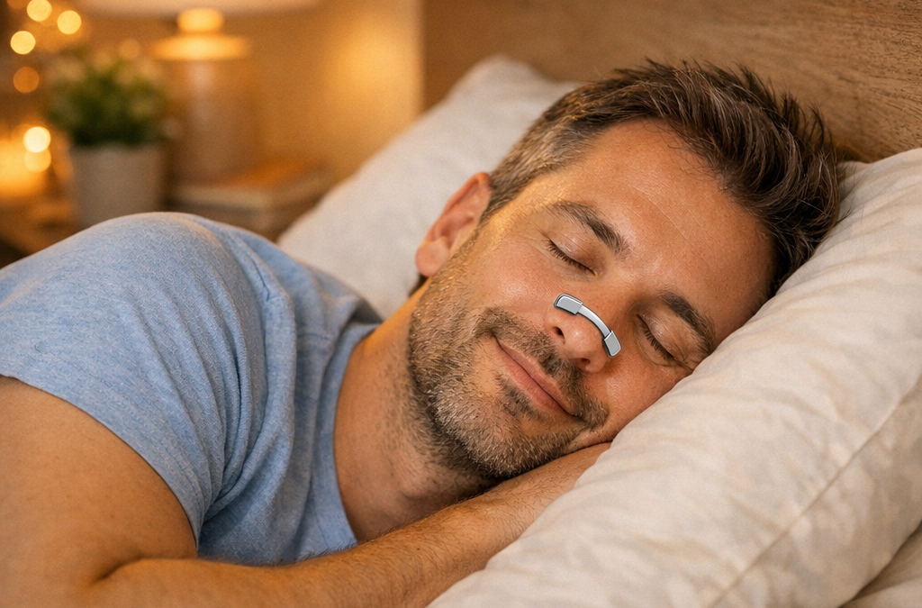 Como reduzir o ressonar e o nariz entupido naturalmente com tiras nasais magnéticas