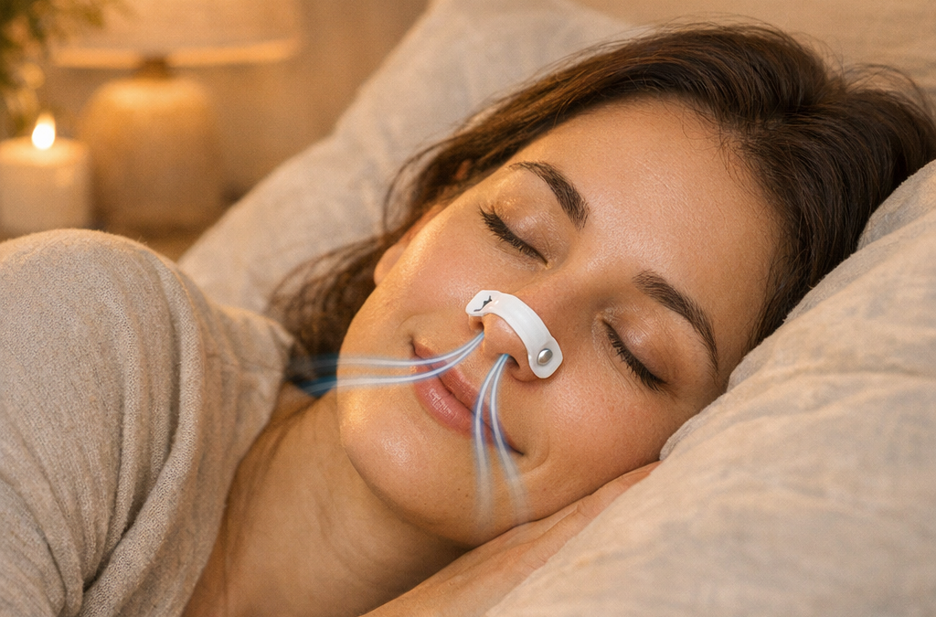 Como reduzir o ressonar e melhorar a respiração nasal naturalmente com tiras nasais magnéticas (2026)