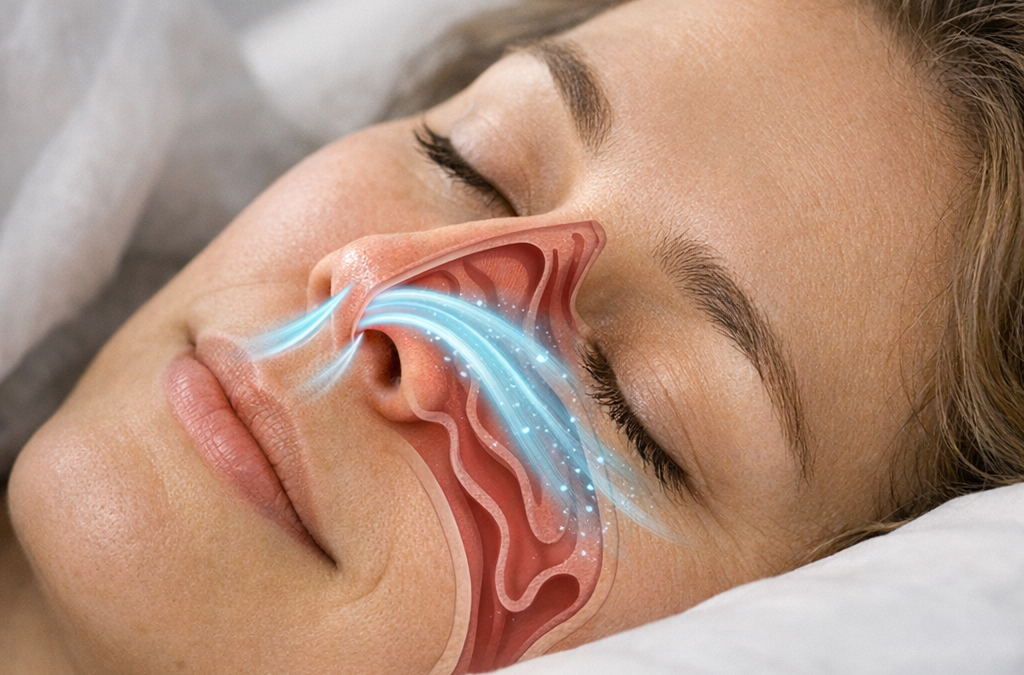 Como Respirar Melhor à Noite: Soluções Naturais para Reduzir o Ressonar e Aliviar o Nariz Entupido