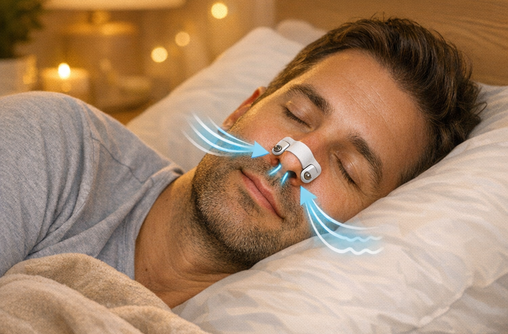 Como Reduzir o Ressonar e Melhorar a Respiração Nasal Naturalmente com Tiras Nasais Magnéticas (2026)